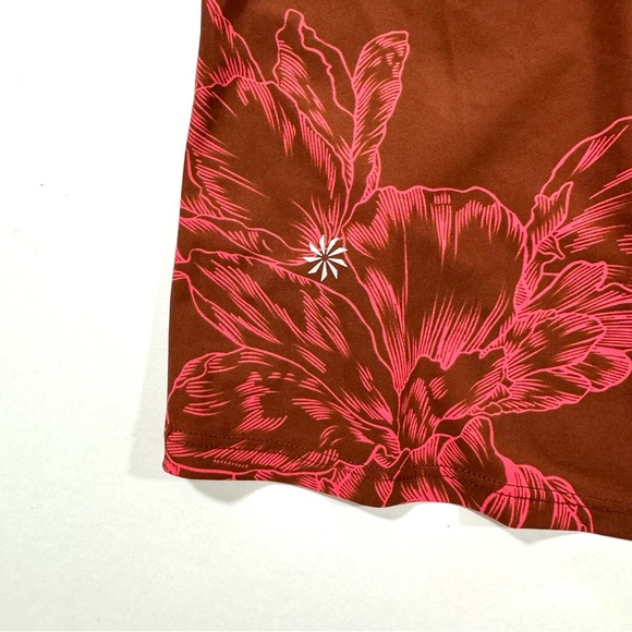 Athleta Ultimate Scoop Neck Racerback Tank Top Astral Blooms - Picture 6 of 8